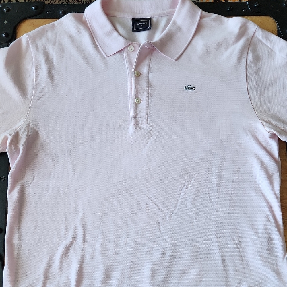 LACOSTE Pink Polo